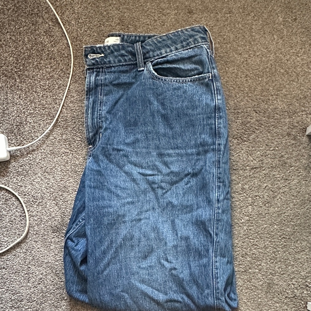 Hollister Blue Women baggy Jeans